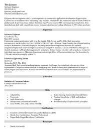 It's important for an employer to have quick access to your contact information in the instance. Software Engineer Resume Examples Tips Template