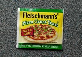 test driving the new pizza crust yeast