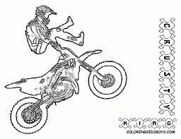 Bike coloring pages riding girl on bicycle page. Dirt Bike Coloring Pages For Kids Coloring Home