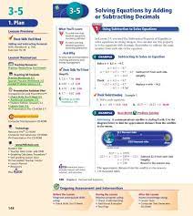 Pre Alg Te Lesson 3 5