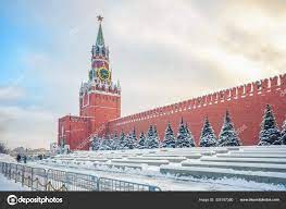 Красная площадь в Москве зимой – Стоковое редакционное фото © sborisov  325187380
