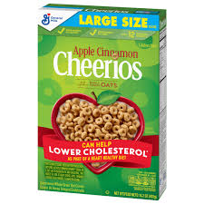 cheerios cereal apple cinnamon large size
