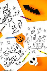 If you like these halloween coloring pages, you'll love these other halloween printables! Halloween Coloring Pages Free Printables Sugar Soul