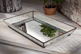 Personalized Glass Tray For Wedding Or