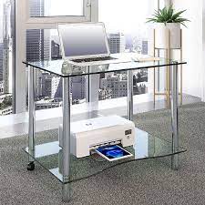Crystal Glass Home Office Desk From Our