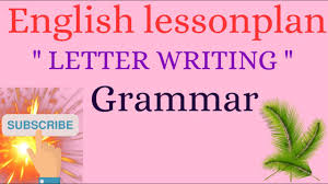 formal letter writing lesson plan
