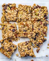 homemade oatmeal granola bars healthy