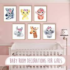 baby girl nursery decor nursery wall