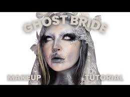 ghost bride halloween makeup tutorial