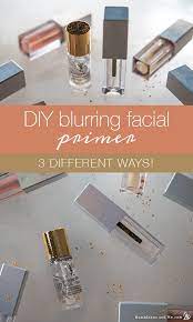 diy blurring face primer 3 ways