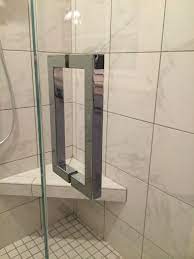 8 Square Handle Shower Door Handles