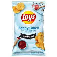 potato chips lightly salted barbecue