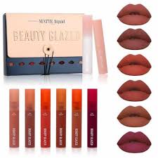 beauty glazed 8pcs lips makeup set