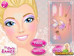 barbie wedding makeup games