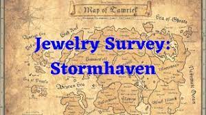 stormhaven jewelry survey eso you