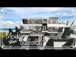 Bloxburg Modern Glass Mansion Sd