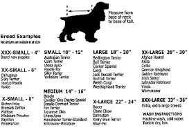Dog Clothes Size Chart Fresh Dachshund Size Chart Pet