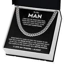 stainless steel cuban chain necklace