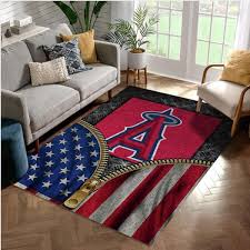 los angeles angels area rug for