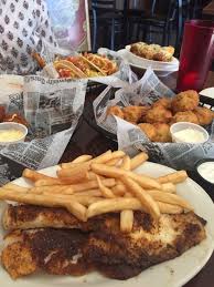 blackened fish and chips picture of