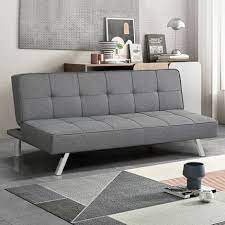 3 Seater Convertible Fabric Sofa Bed