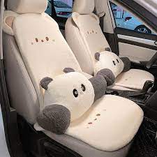 Fluffy Bear Car Accessories Cute Car