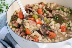 Beans are healthy, delicious, and cheap. Great Northern Beans And Ham Quick Easy Spend With Pennies