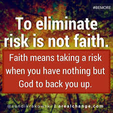 Image result for picture biblical of faith with risk