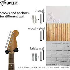 Guitar Wall Mount Hanger Auto Lock And