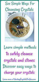 How to cleanse and charge crystals and stones. See List Of Top Ten Methods For Cleansing Crystals To Boost Positivity