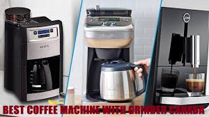 top 5 best coffee machine with grinder