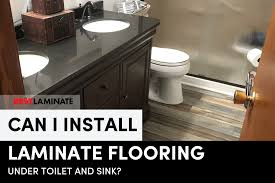 can i install laminate flooring under a
