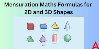 Mensuration Formulas For All 2d And 3d