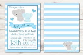 12 printable elephant baby shower