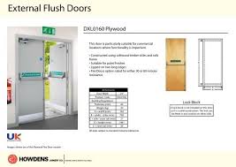 external flush doors
