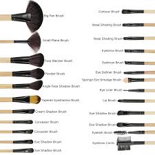 htovila 24pcs professional makeup brush