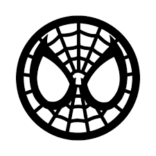 spiderman symbol vector logo free