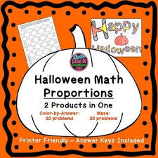 Fall Math Solving Proportions Maze