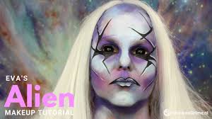 alien face paint tutorial