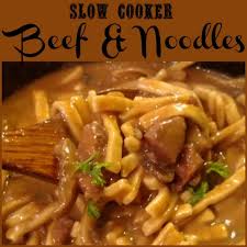 crock pot beef and noodles
