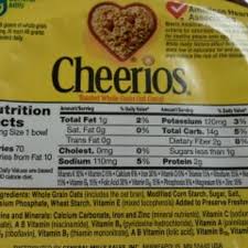 calories in general mills cheerios on