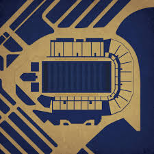Bobcat Stadium Map Art