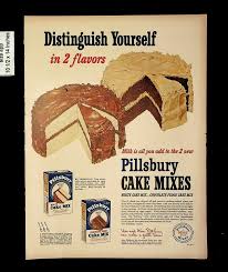 1949 pillsbury cake mi fudge vine