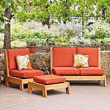 Easy Chairs Patio Set Woodworking Plan