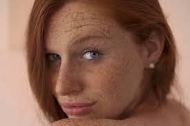 red hair freckles stock photos royalty