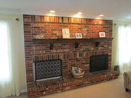 Need A Change For A Big Red Brick Fireplace