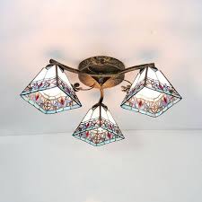 Stained Glass Ceiling Lights