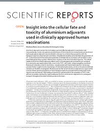 toxicity of aluminium adjuvants
