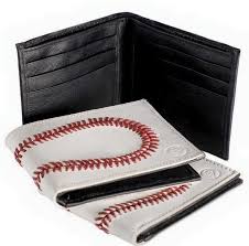 Baseball Leather Wallet With Id Insert
