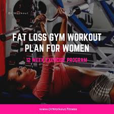 Fat Loss Gym Workout Plan For Women